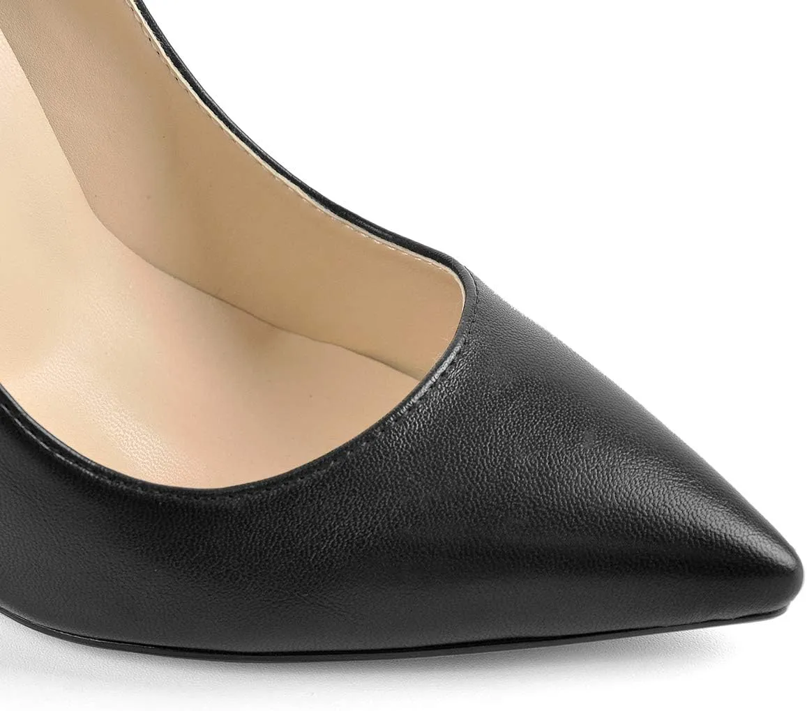 richealnini Womens Pointed Toe Stiletto High Heel Pumps