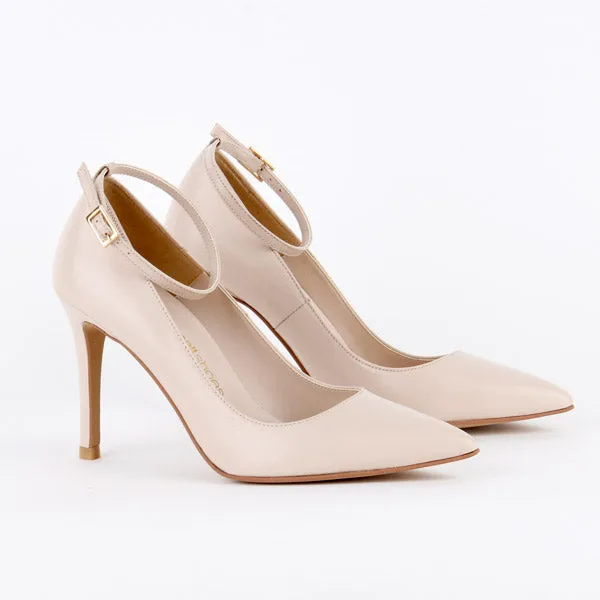 *ROBIN ankle strap - pink, 9cm size UK 3