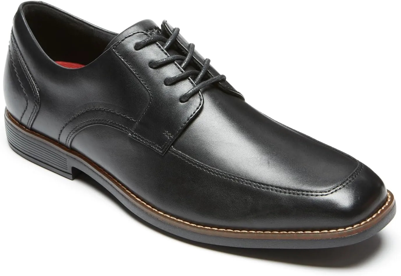 Rockport Slayter Apron Toe Men's Oxford Dress Shoe Black - 16 Wide