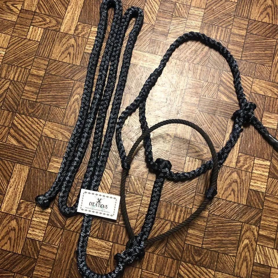 Rope Noseband Mule Tape Halter