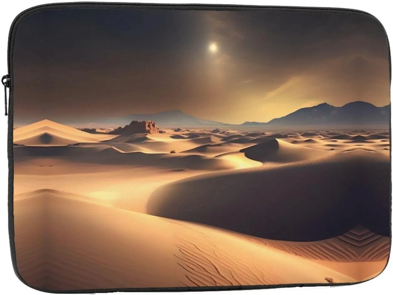 Sahara Desert Laptop Storage Bag 15 Inch, Laptop Sleeve Bag, Suitable for Business Casual or School Laptop Carrying Bag