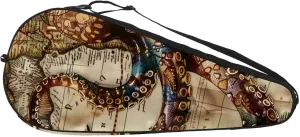 Seaweed Underwater Plants Ocean Coral Tennis Racquet Cover Bag Lightweight Bag with Adjustable Shoulder Strap