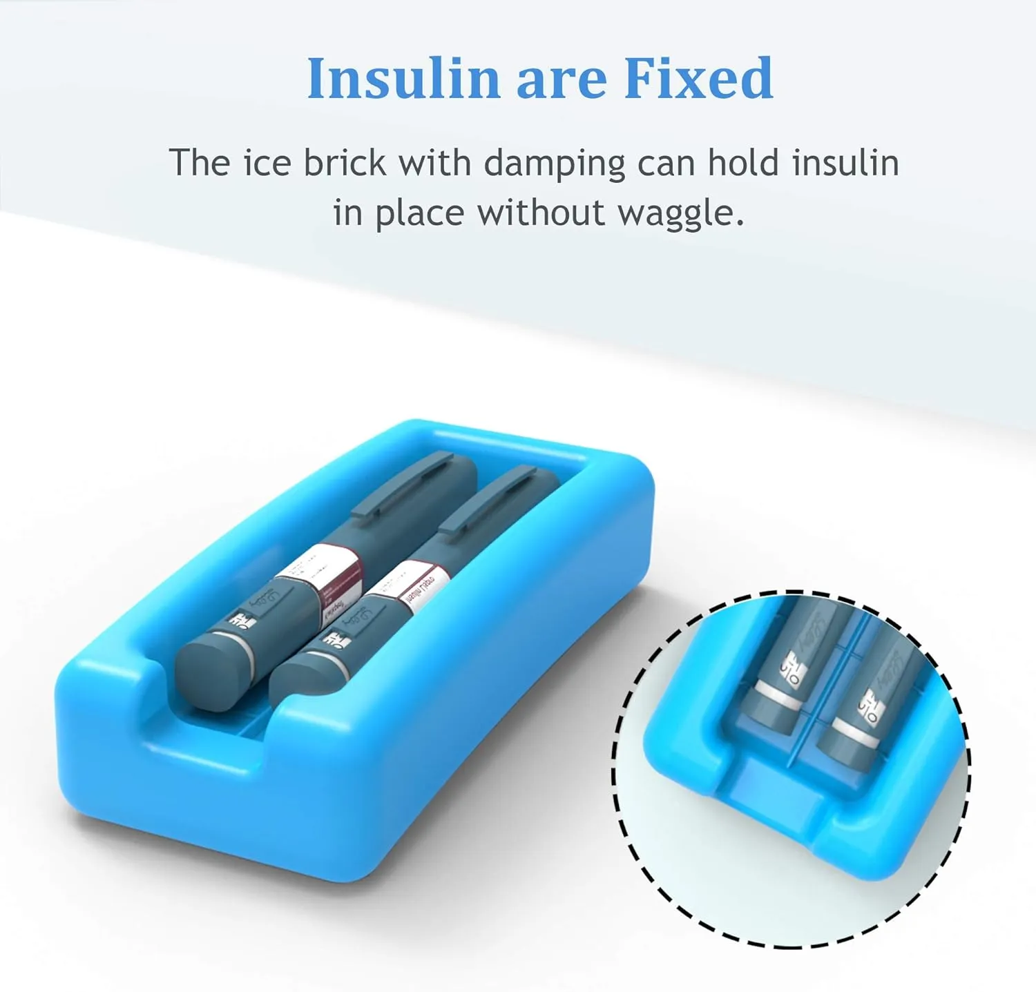 SHBC Insulin Pen Carrying Case Portable Medical Cooler Bag for Diabetes with Protective Ice Brick - Convenient to Changing Needles with Each Injection