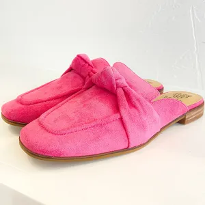Sheena Suede Knotted Mule