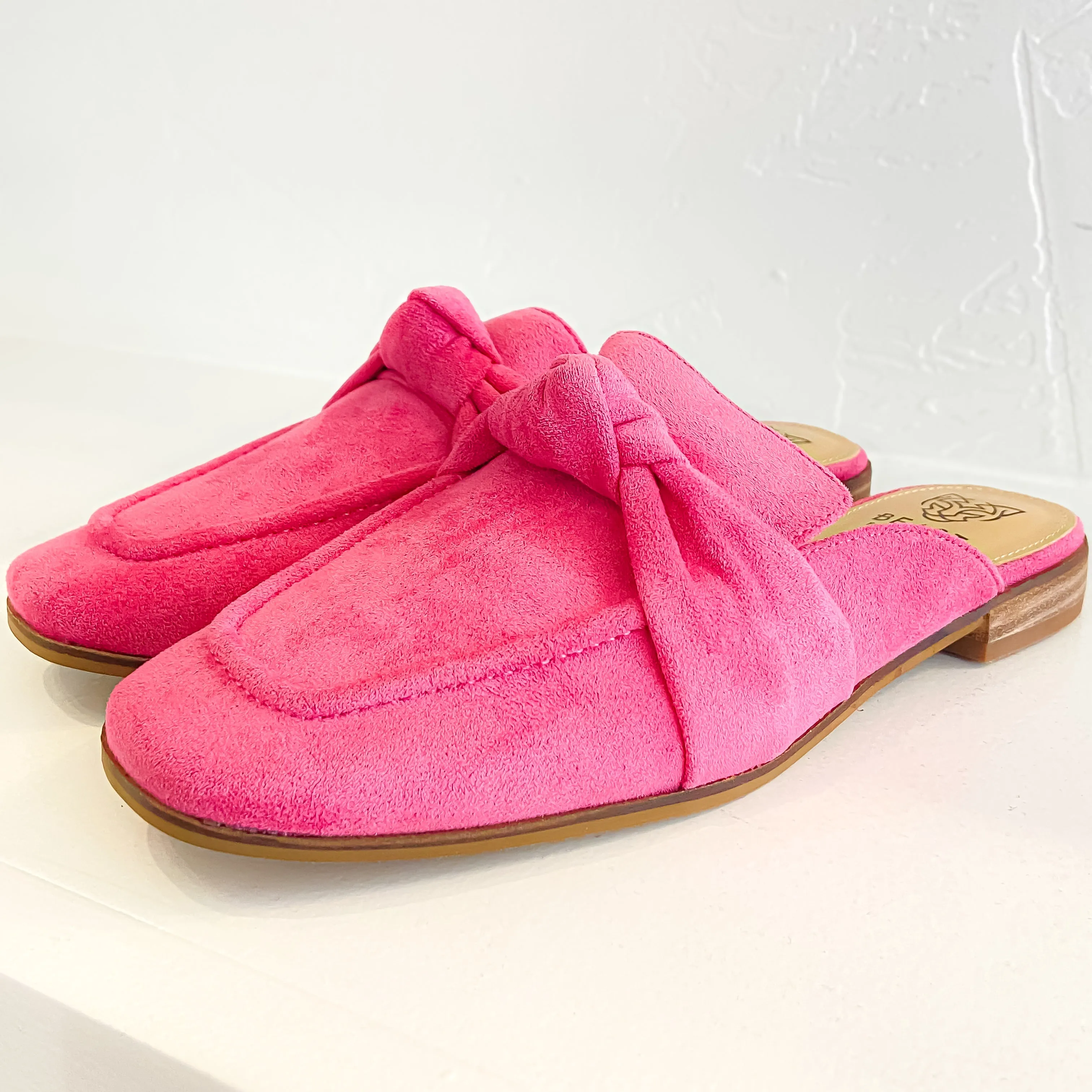 Sheena Suede Knotted Mule