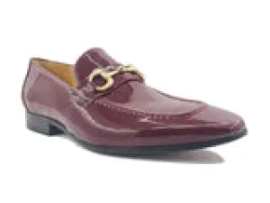 Shinny Calfskin Horse Bit loafer-Carrucci