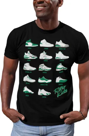 Shirt to Match Jordan Lucky Green Retro Jordan Sneakers 1 2 3 4 5 6 7 8 9 10 11 12 13, Tee to Match Jordans