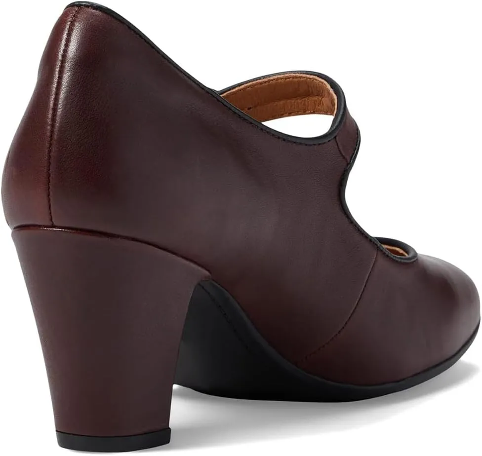 SHODENSE Women Retro Kitten Heel Mary Jane Pumps Shoes Round Closed Toe Ankle Strap Dress Sandals Chunky Block Mid Heel Two-tone Burnished Mary Janes Lolita Shoes Office Ladies Wedding Party 4-11 M US