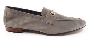 Simon Grey Suede Men's Horsebit Loafers