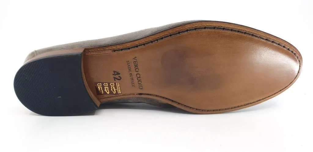 Simon Grey Suede Men's Horsebit Loafers