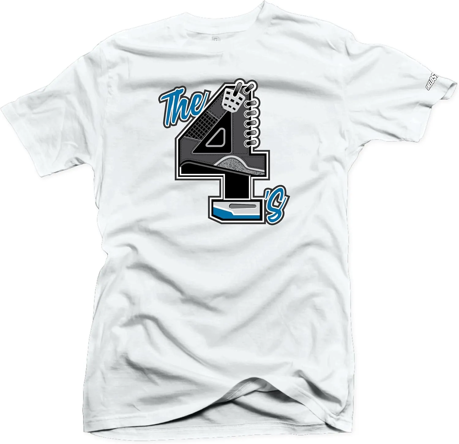 SNELOS Shirt to Match Jordan 4 Military Blue Match Jordan Tee