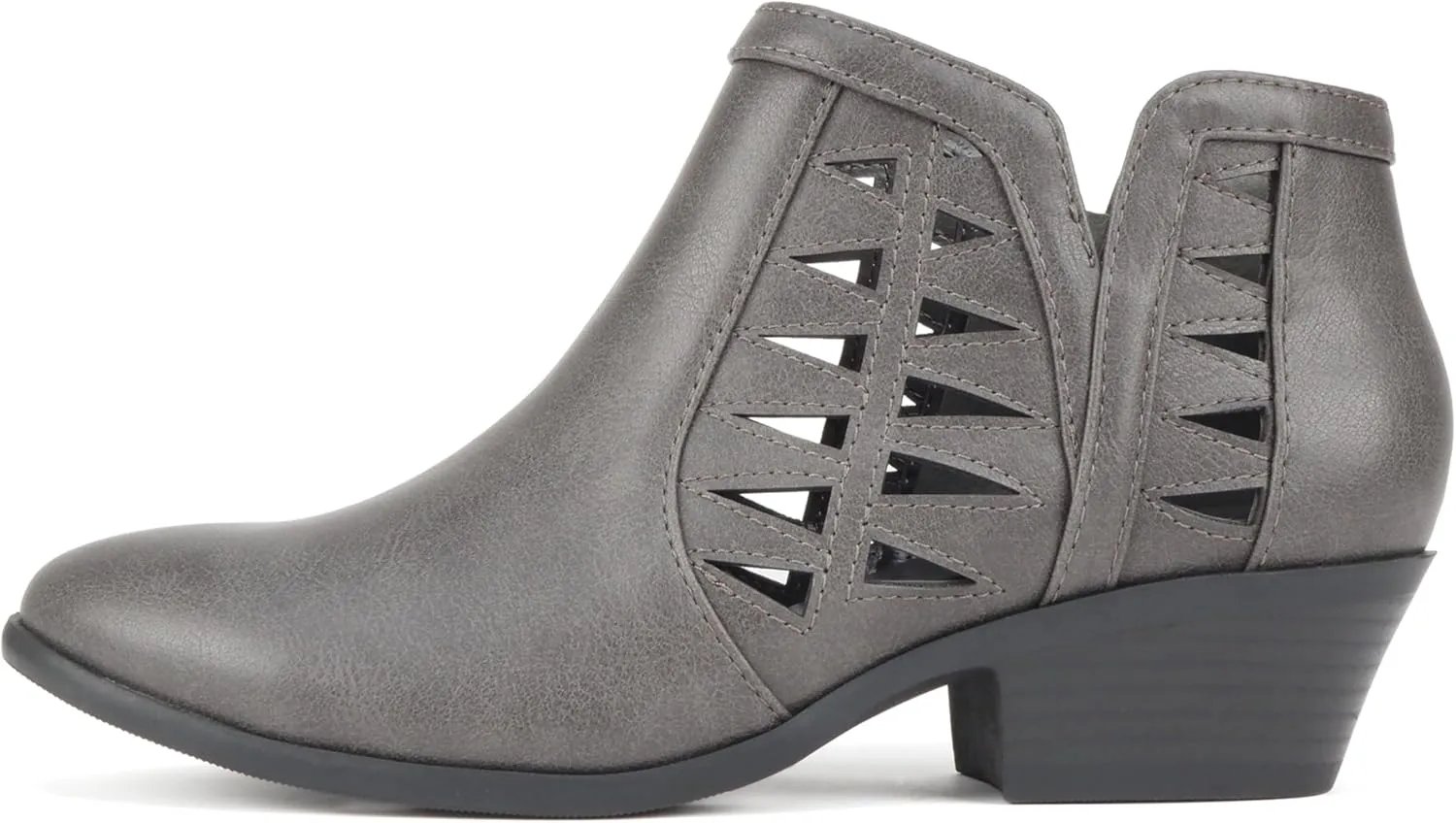Soda Chance Women's Closed Toe Multi Strap Ankle Bootie