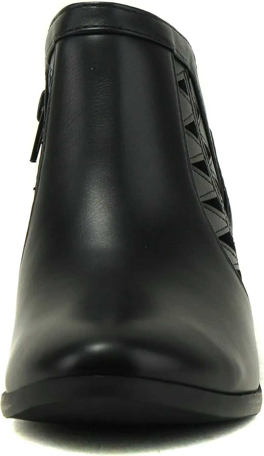 Soda Chance Women's Closed Toe Multi Strap Ankle Bootie