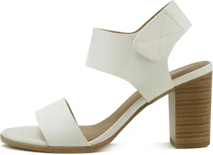 SODA Topshoeave Wait Womens Open Toe Chunky Heel Ankle Strap Shoes Block High Heel Dress Sandals