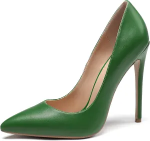 Soireelady Women's Pumps High Heel| Stiletto Heels Shoes |Slip on |Womens Elegant Dress Party Shoes 12CM 4.8 Inch