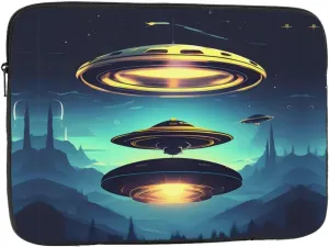 Spacecraft descend Laptop Sleeve, 15 inch Laptop Bag, Suitable for Business Casual or School Laptop Carrying Bag