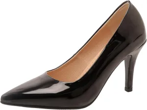 Stiletto Heel Pointed Toe Women Court Shoes Slip On