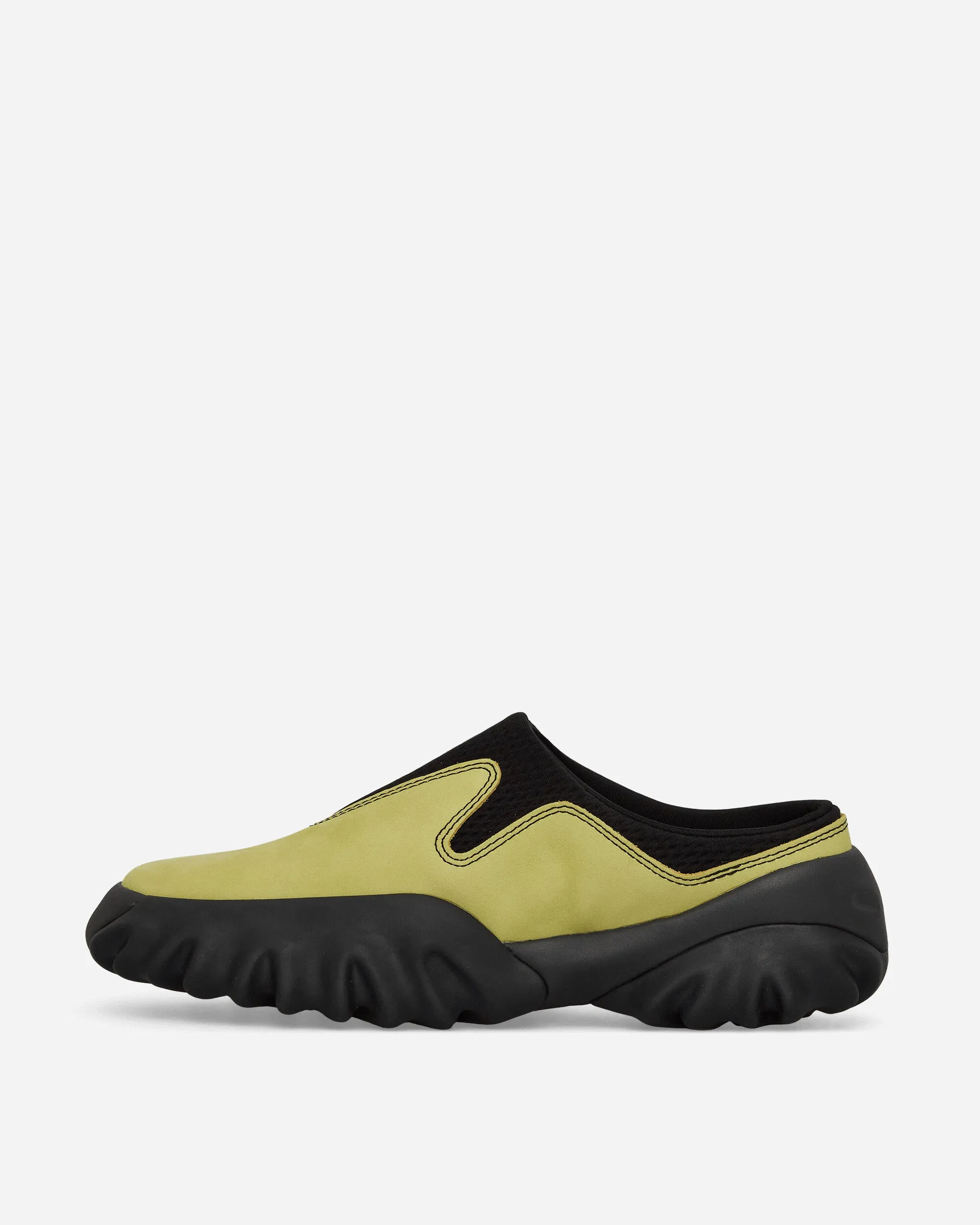 Suede Chop Saw Mules Celery / Black