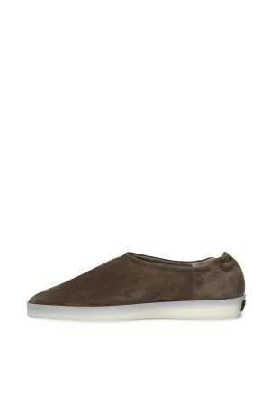 SUEDE MULE / TAUPE