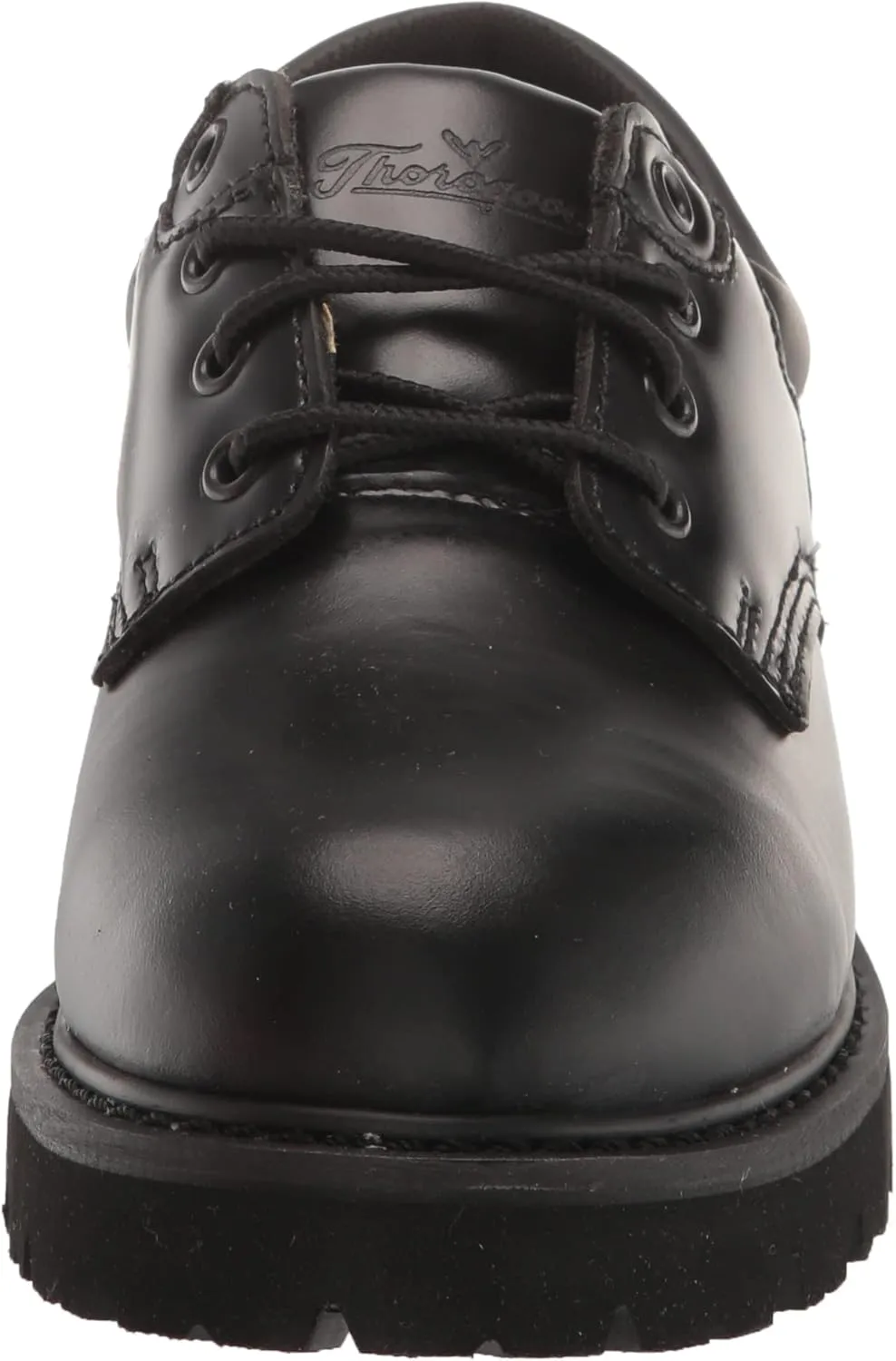 Thorogood Uniform Classics Steel Toe Oxford Work Shoes for Men and Women Featuring Polishable High-Shine Leather, Goodyear Storm Welt, and Non-Slip EVA Lug Outsole