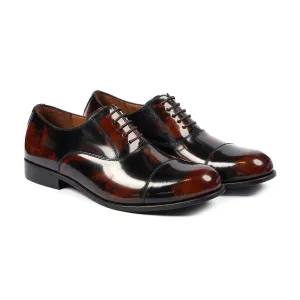 Toe Cap Oxford Designer Shoes For Men