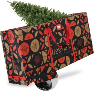 Tree Nest Oxford Christmas Tree Storage Bag, 7.5ft, Wheeled, Waterproof, Rectangular, Stylish, Zipper Closure