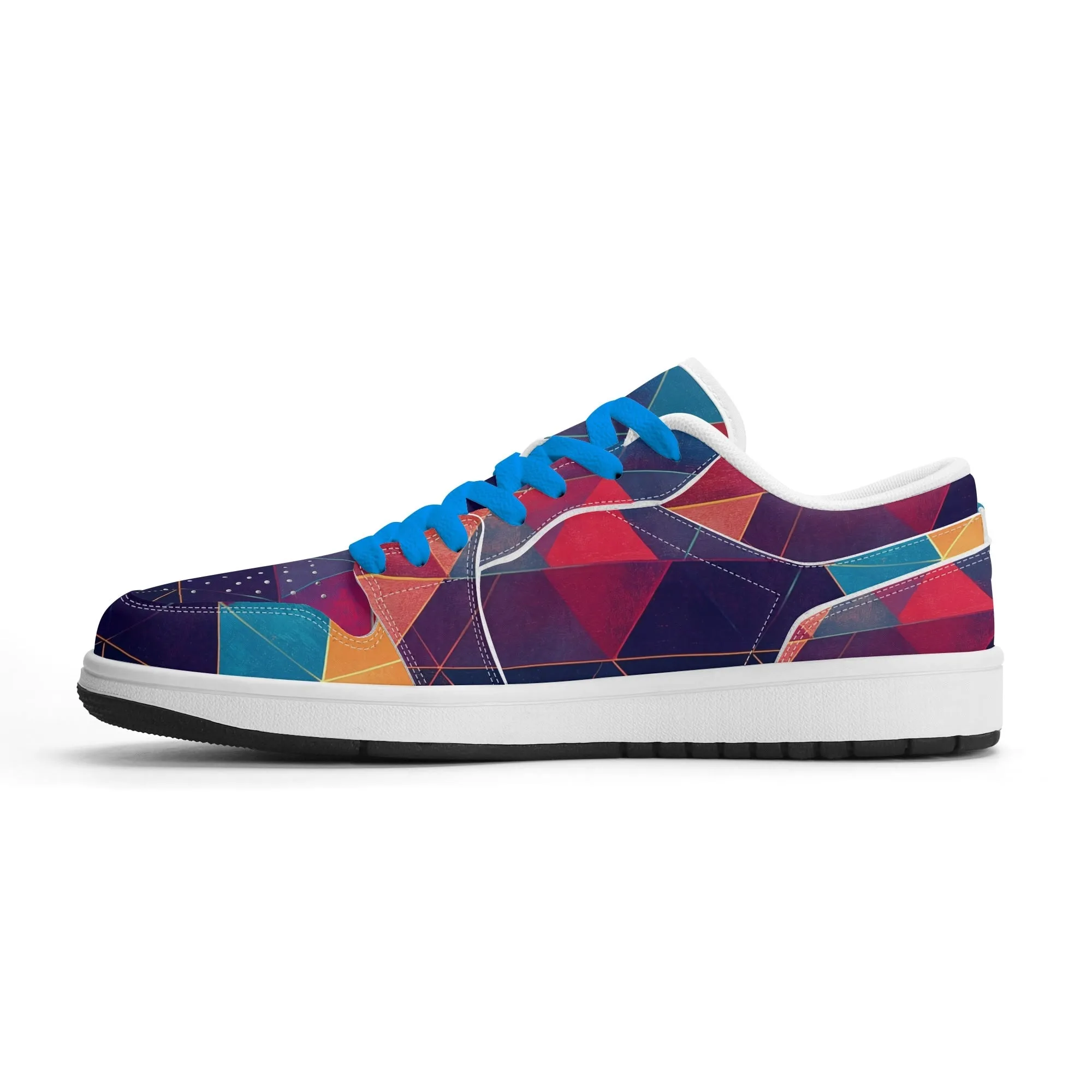 Triangle v2 Low Top Leder Sneaker für Damen