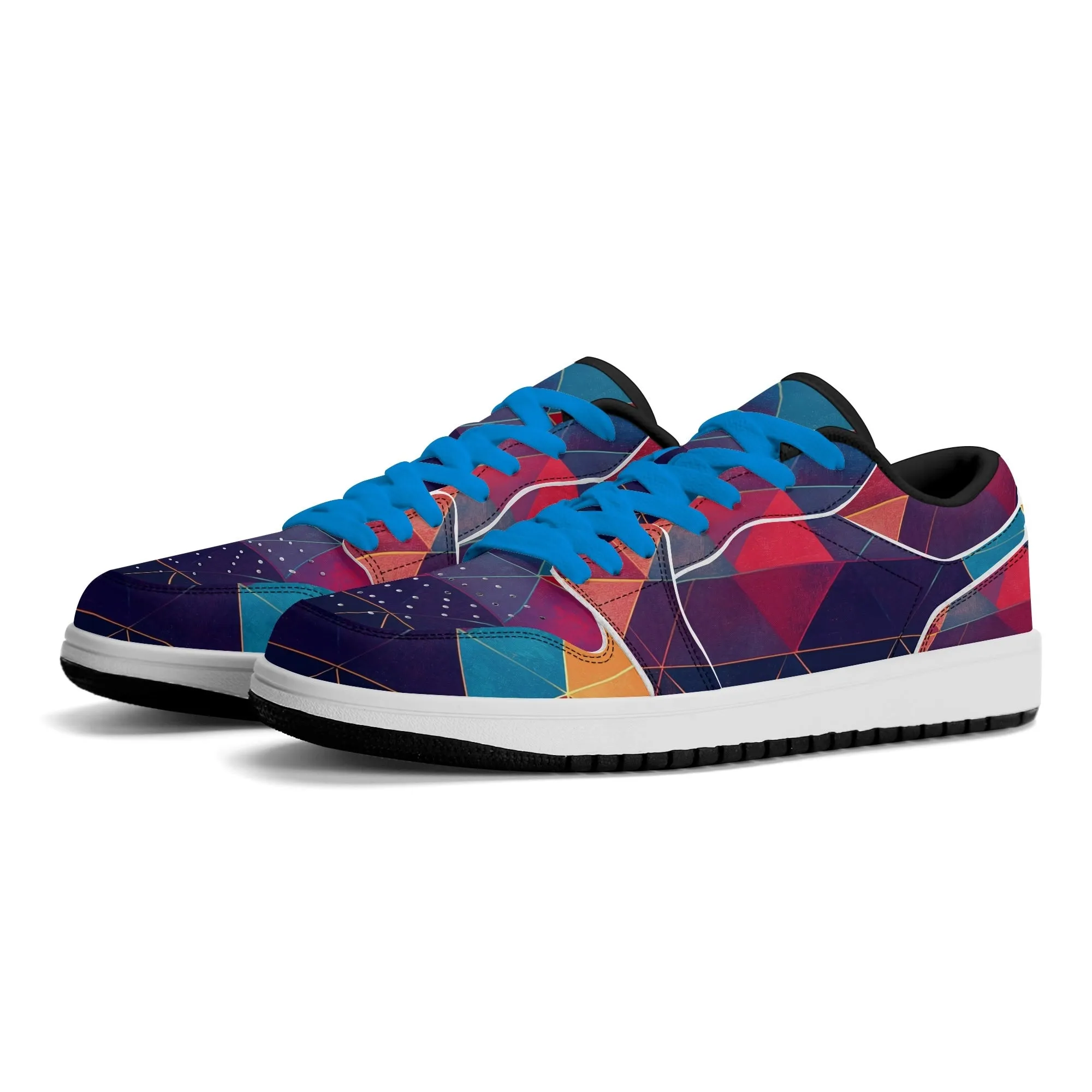Triangle v2 Low Top Leder Sneaker für Damen