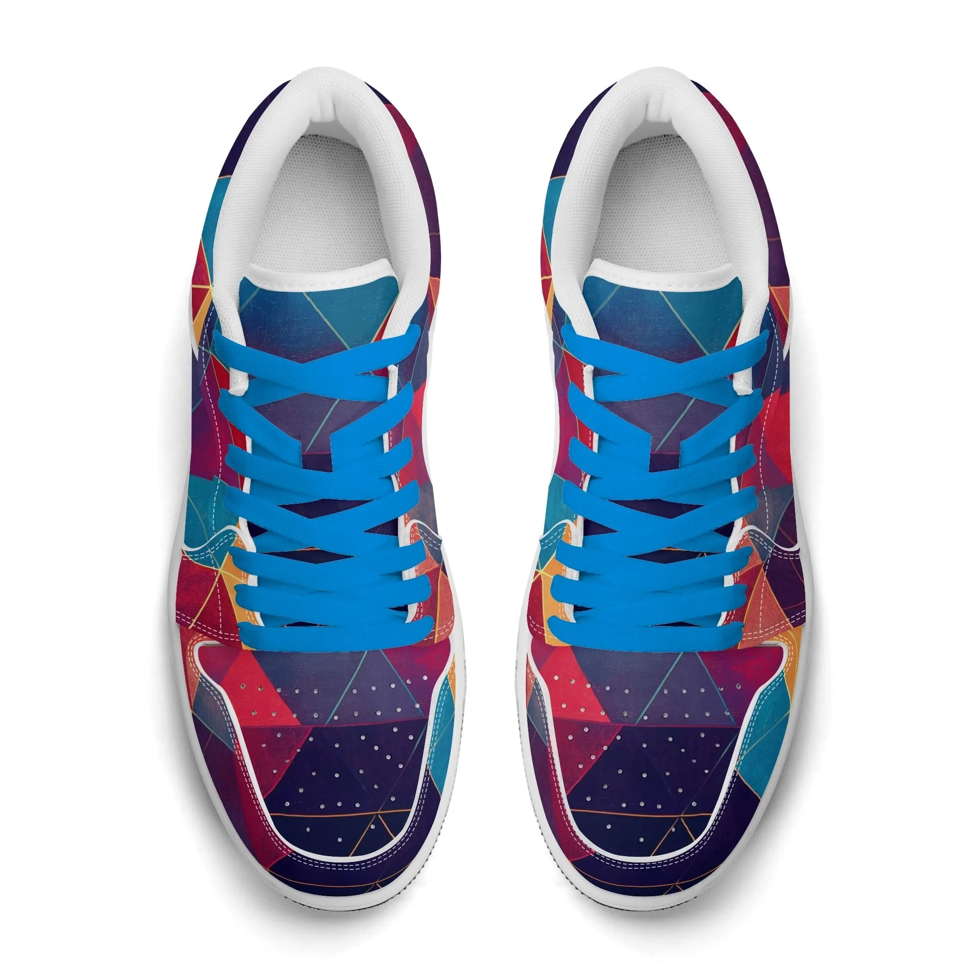 Triangle v2 Low Top Leder Sneaker für Damen