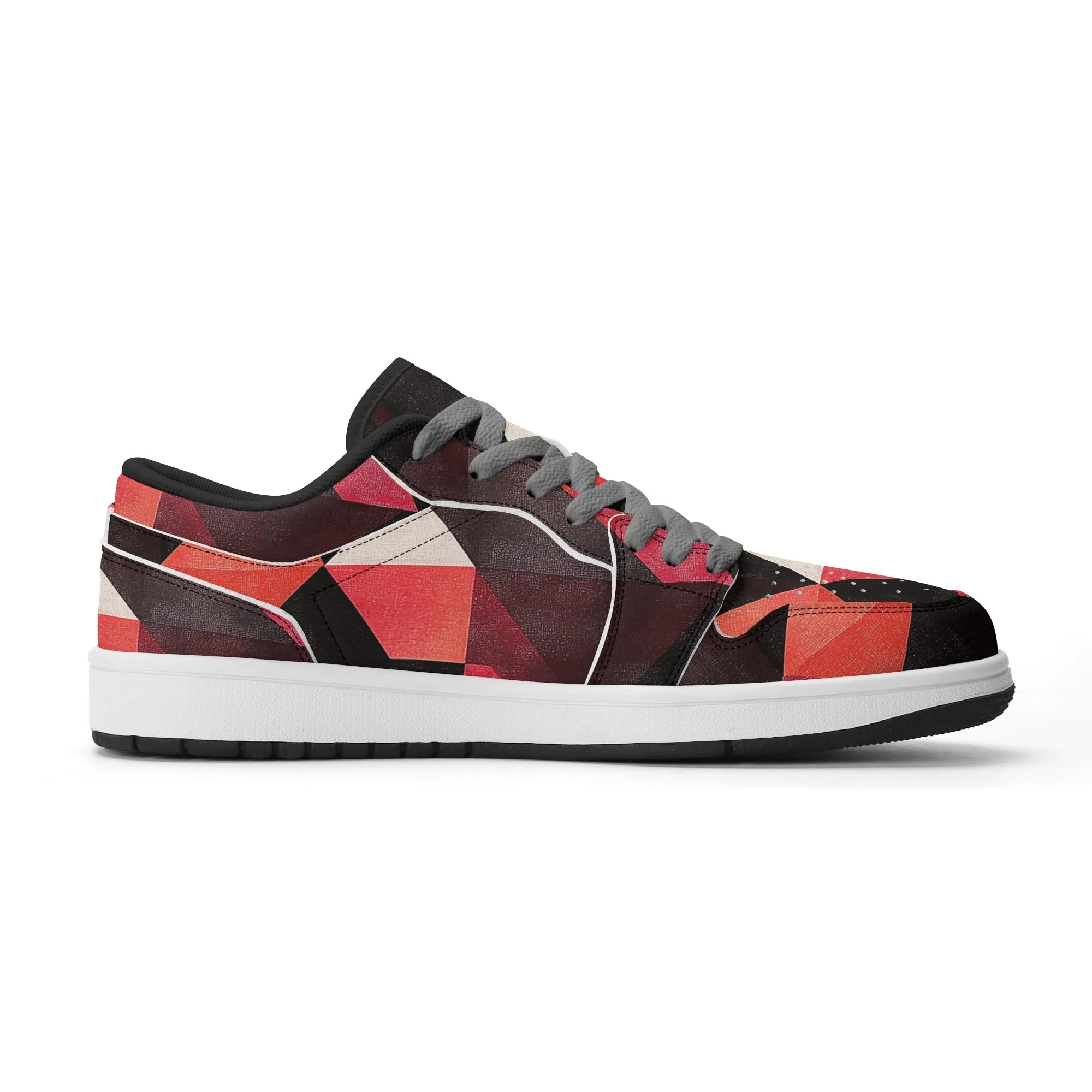 Triangle v6 Low Top Leder Sneaker für Damen