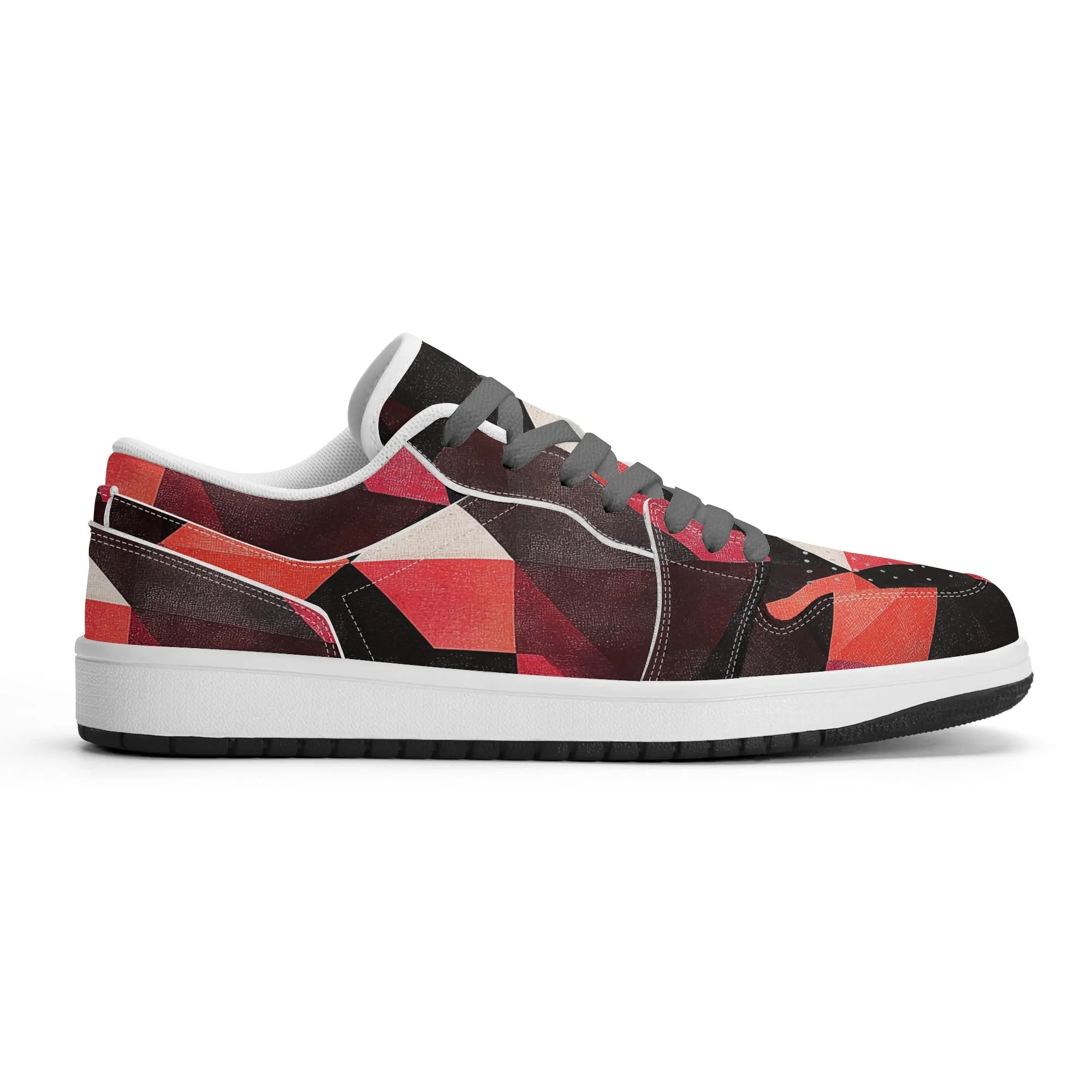 Triangle v6 Low Top Leder Sneaker für Damen