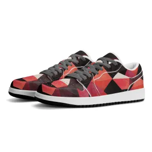 Triangle v6 Low Top Leder Sneaker für Damen
