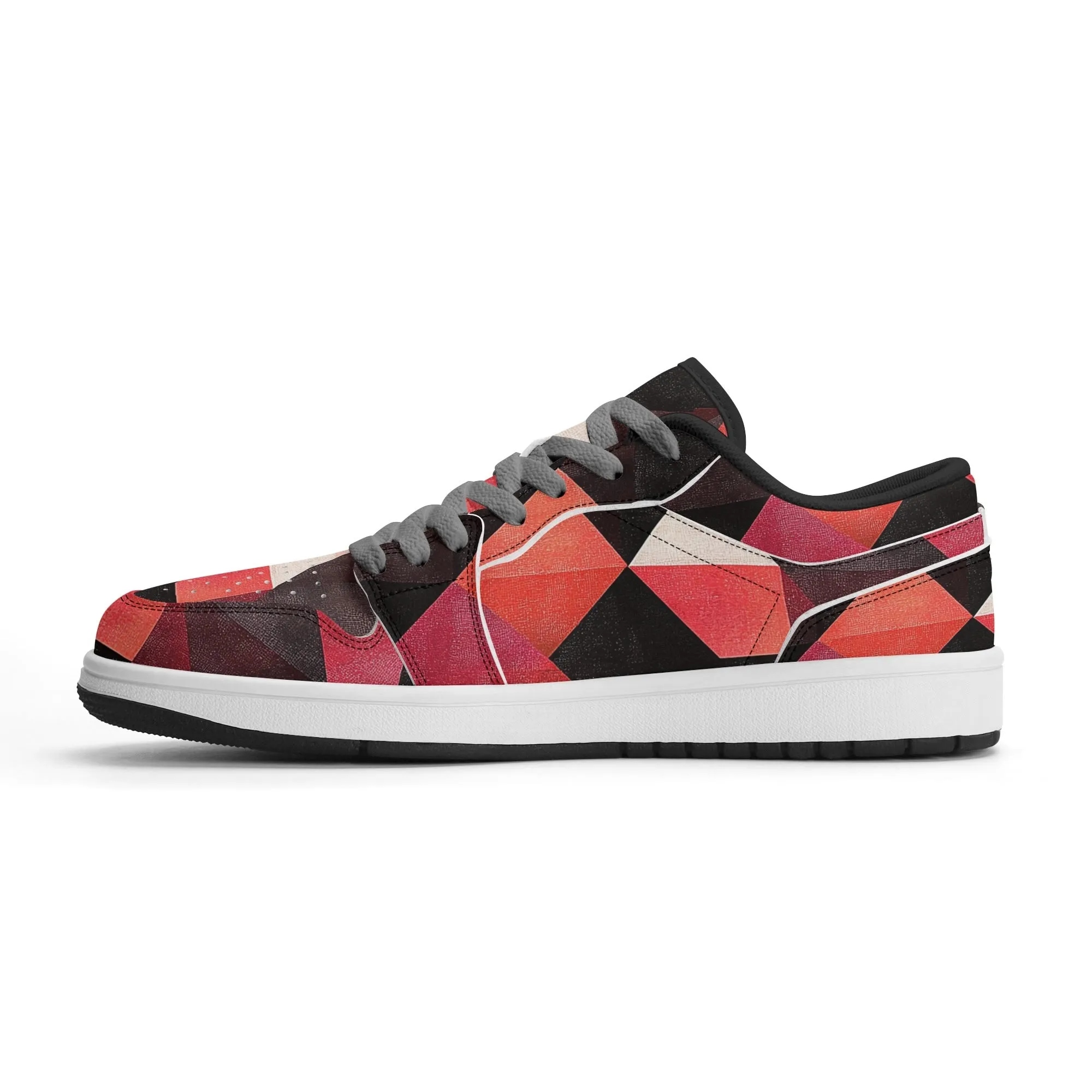 Triangle v6 Low Top Leder Sneaker für Damen