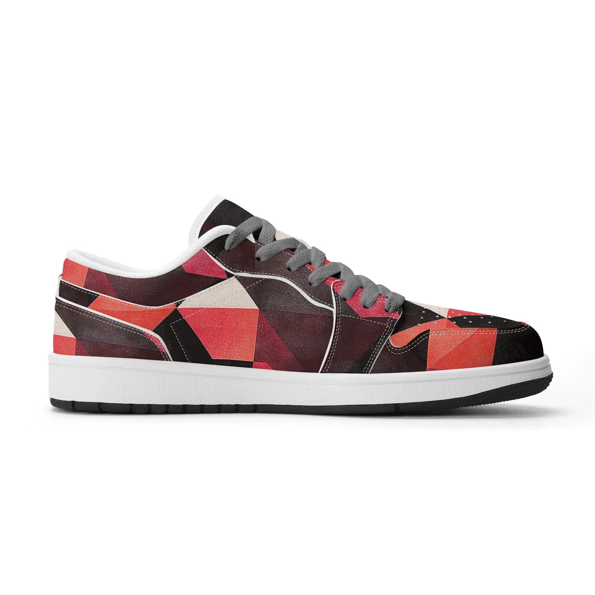 Triangle v6 Low Top Leder Sneaker für Damen