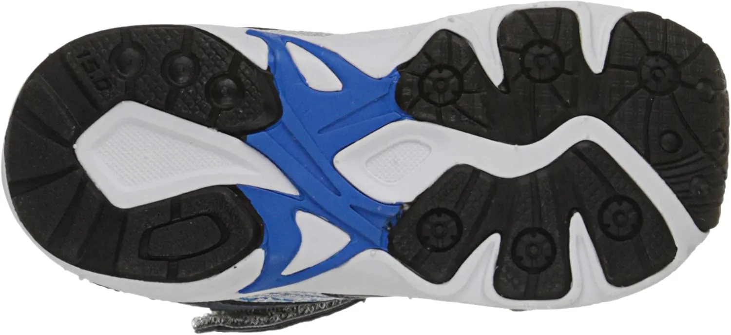 TSUKIHOSHI 3022 SPORT Strap-Closure Machine Washable Baby Sneaker Shoe with Wide Toe Box and Slip-Resistant, Non-Marking Outsole - For Infants and Toddlers, Ages 0-4