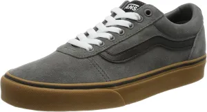Vans Men's Ward Sneaker, Suede Pewter Gum, 8.5