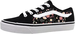 Vans Women's Low-top Trainers Sneaker, Fall Floral Black, 6 US