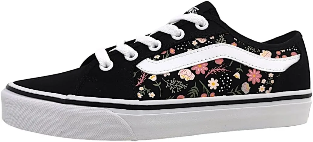 Vans Women's Low-top Trainers Sneaker, Fall Floral Black, 6 US