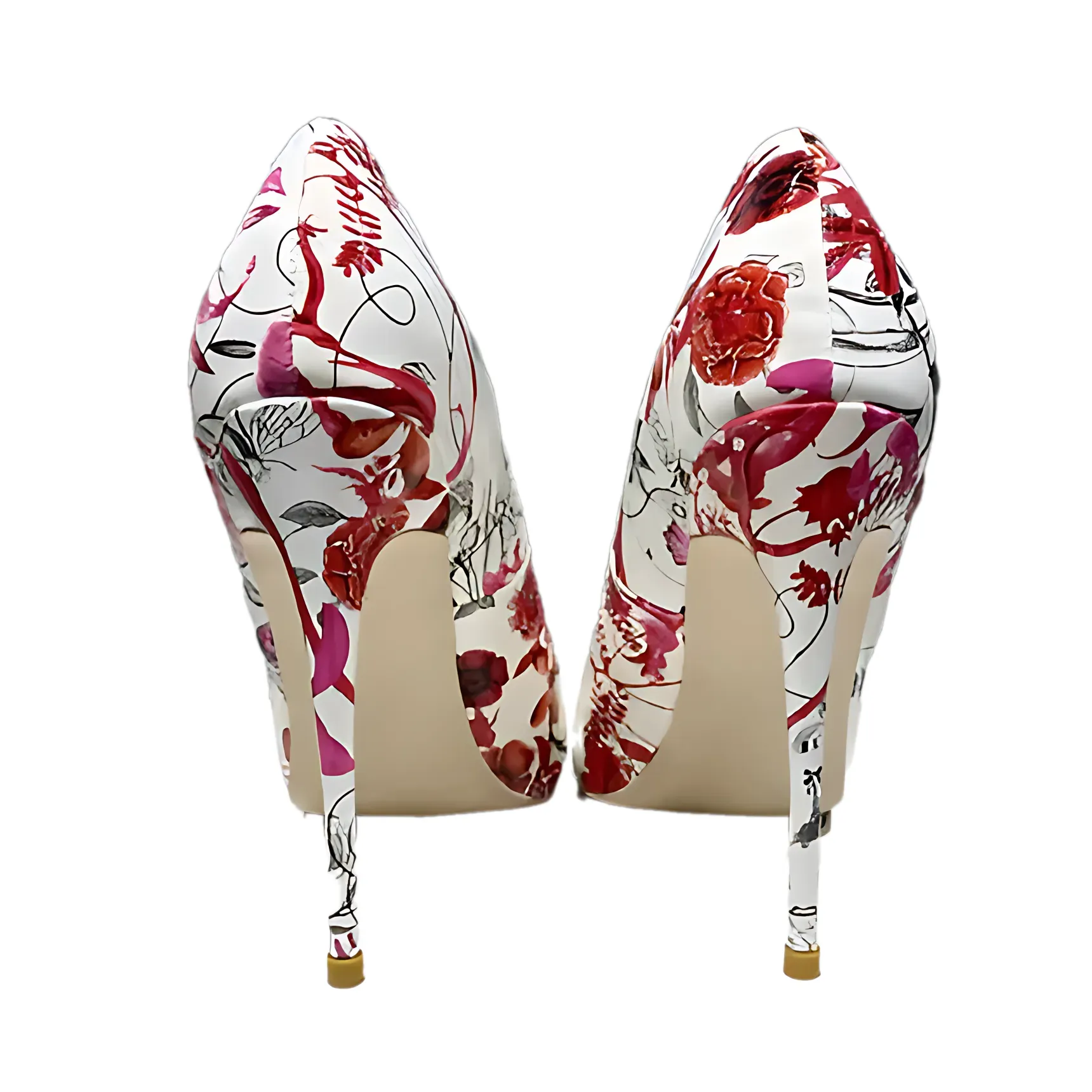 Veowalk Flowers Stiletto Pumps