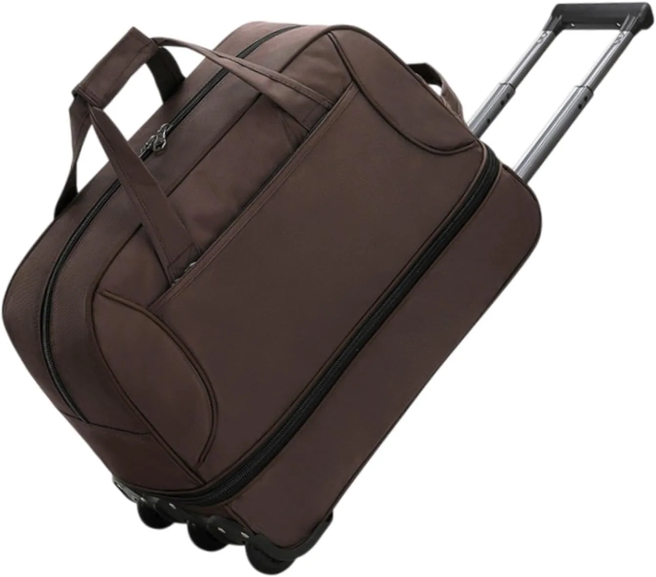 Wheeled Duffel Bag for Travel And Outdoor Activities, Brown