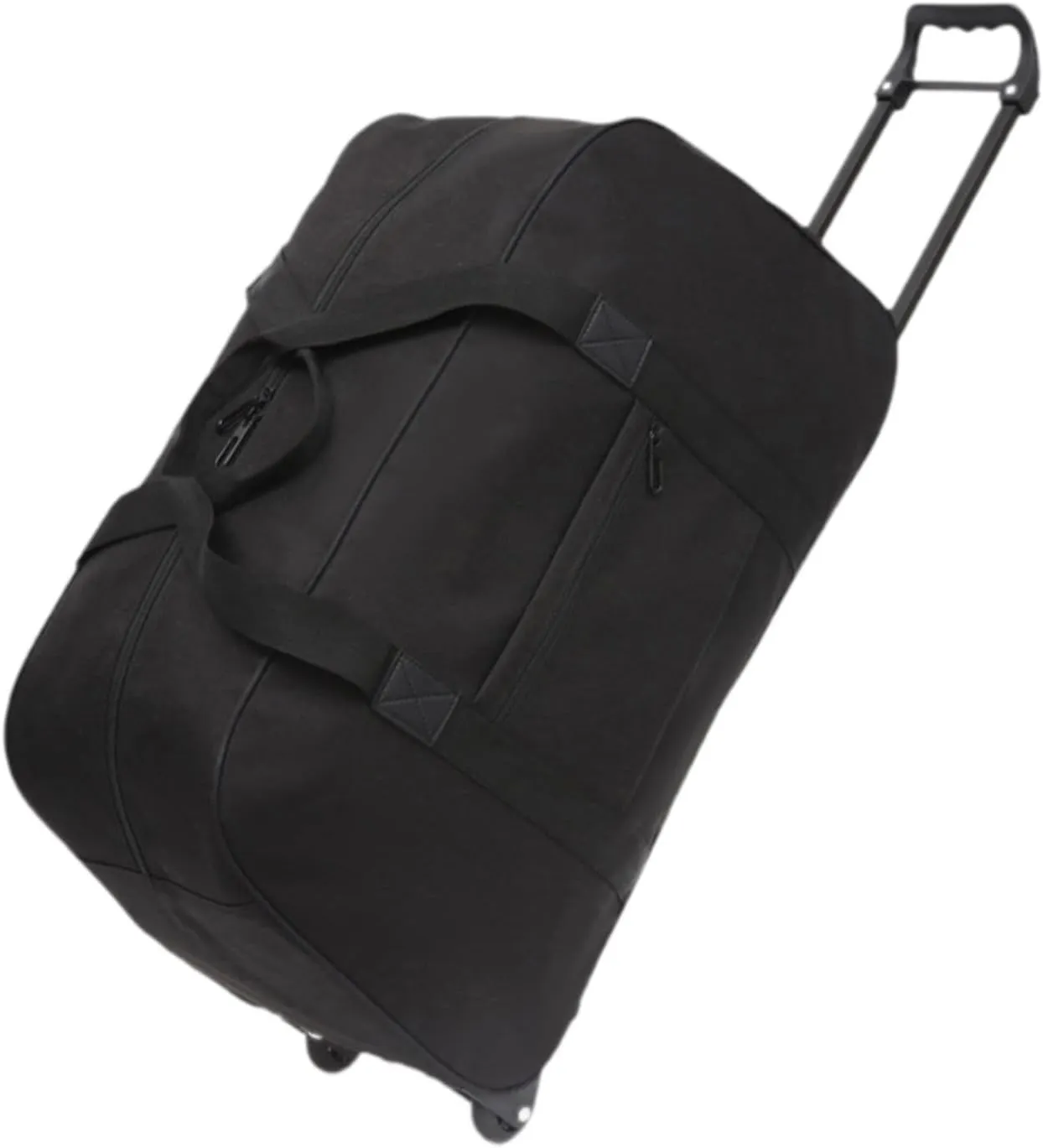 Wheeled Duffel Bag,Luggage Case,Multifunction Handbag Carrier,Adults Suitcase,Rolling Travel Bag for Traveling,Business Trip, black