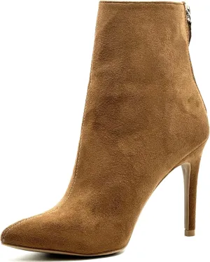 Wild Diva Womens Pointy Toe Stiletto High Heel Zipper Ankle Boots Booties