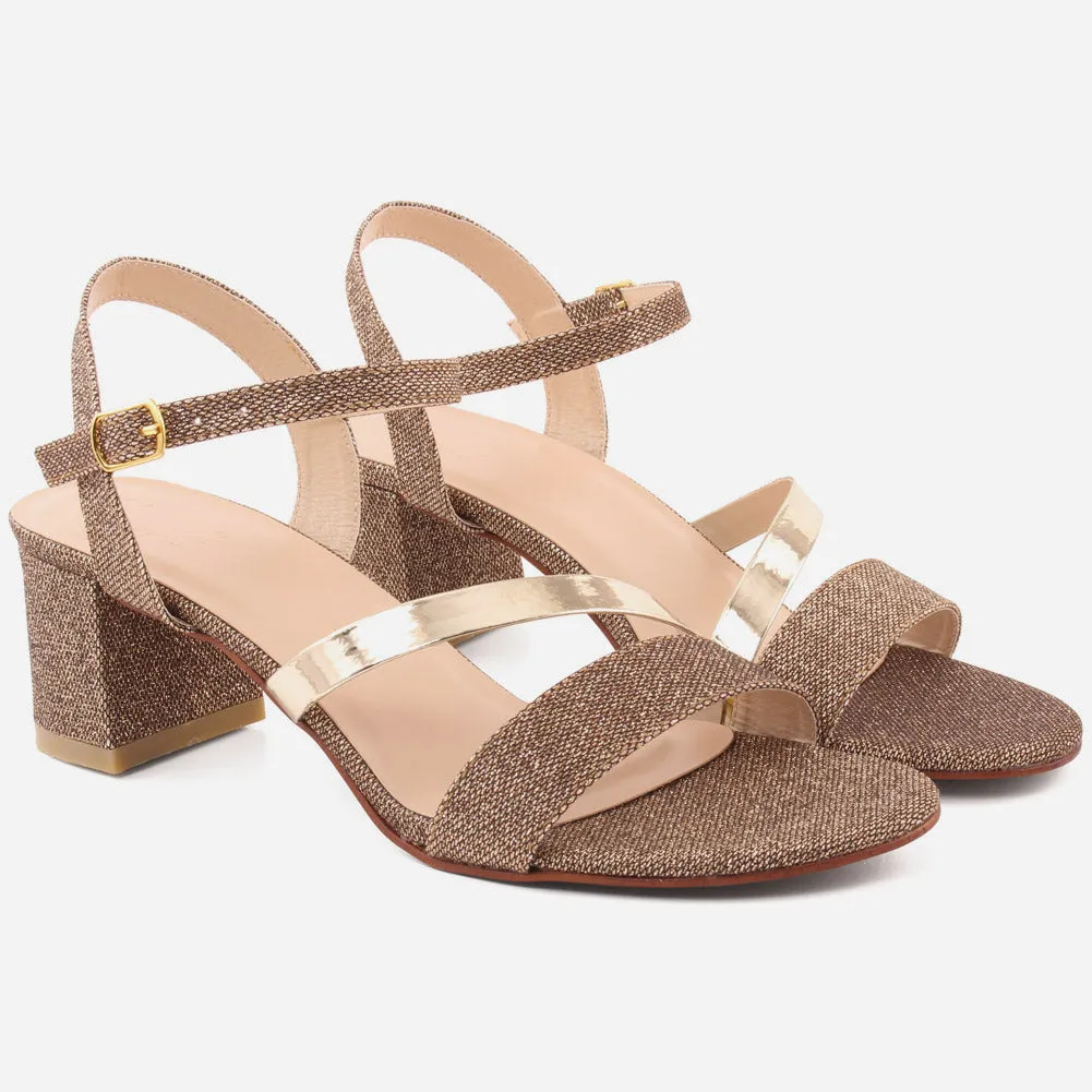 Women "MELISSA" Stunning Block Heel Sandals
