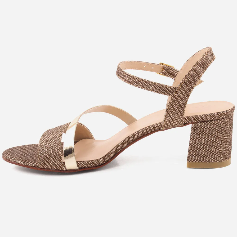 Women "MELISSA" Stunning Block Heel Sandals