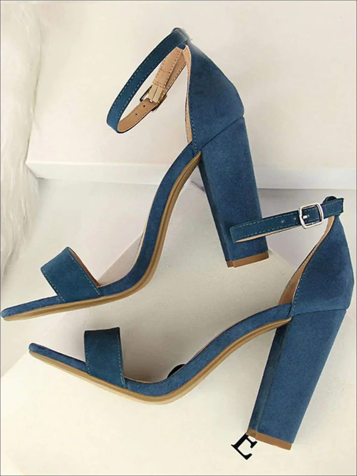 Women's Elegant High Heel Ankle Strap Sandals By Liv and Mia