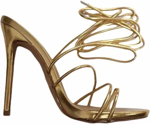 Women's lace up Stiletto High Heel Platform Sandals