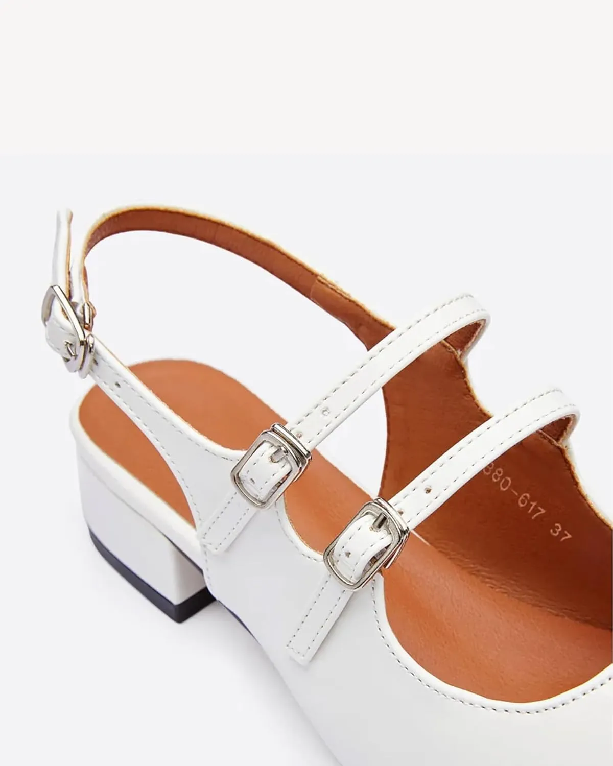 Women's Mary Jane Pumps, Retro Chunky Low Block Heel, Double Adjustable Ankle Buckle Straps, Vintage Dress Pumps