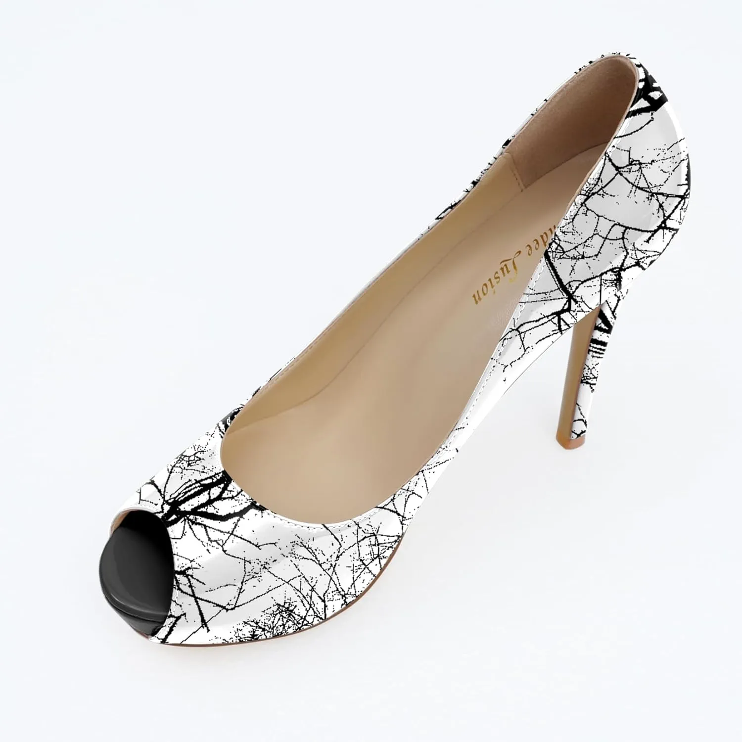 Womens Platform High Stiletto Sandals Heels Pumps Multicolor Floral Printed Peep Toe Sexy Shoes