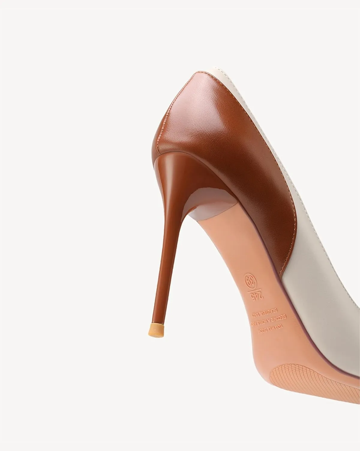 Women's Pointy Color Matching high-Heel Shoes high-Heeled Stilettos with Party