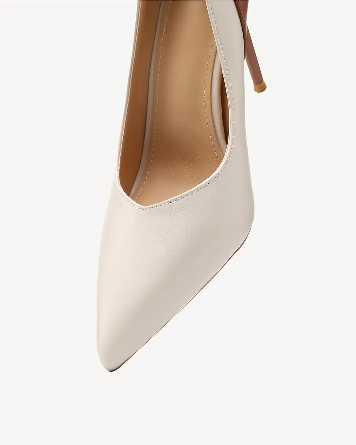 Women's Pointy Color Matching high-Heel Shoes high-Heeled Stilettos with Party